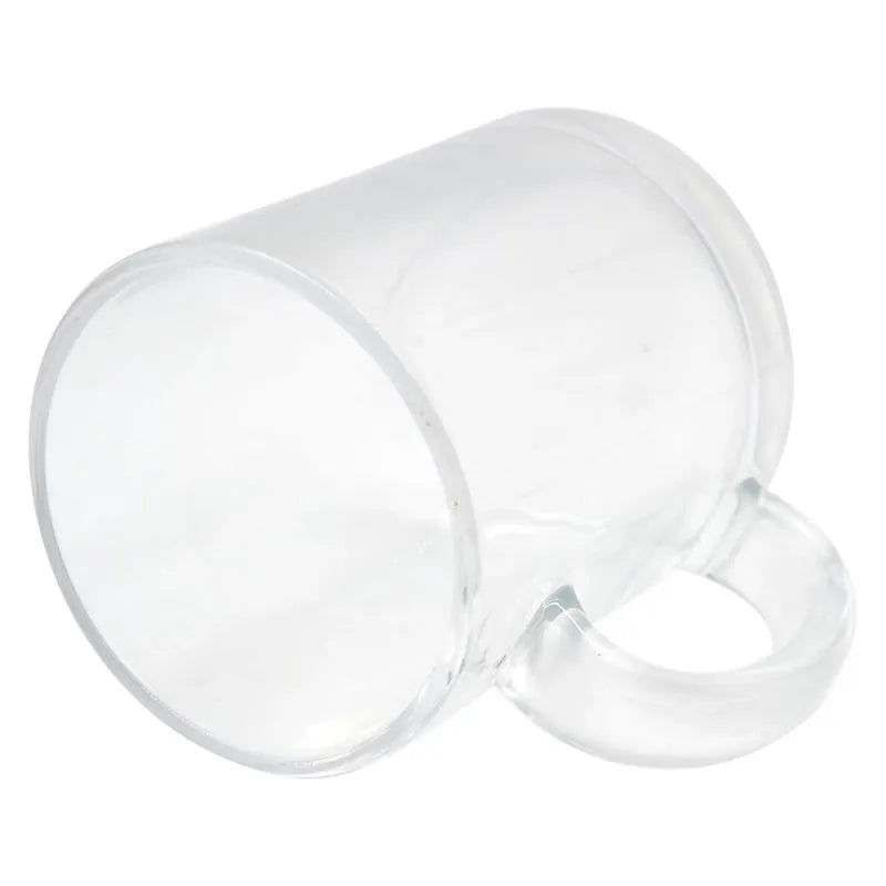 10oz Clear Glass Mug