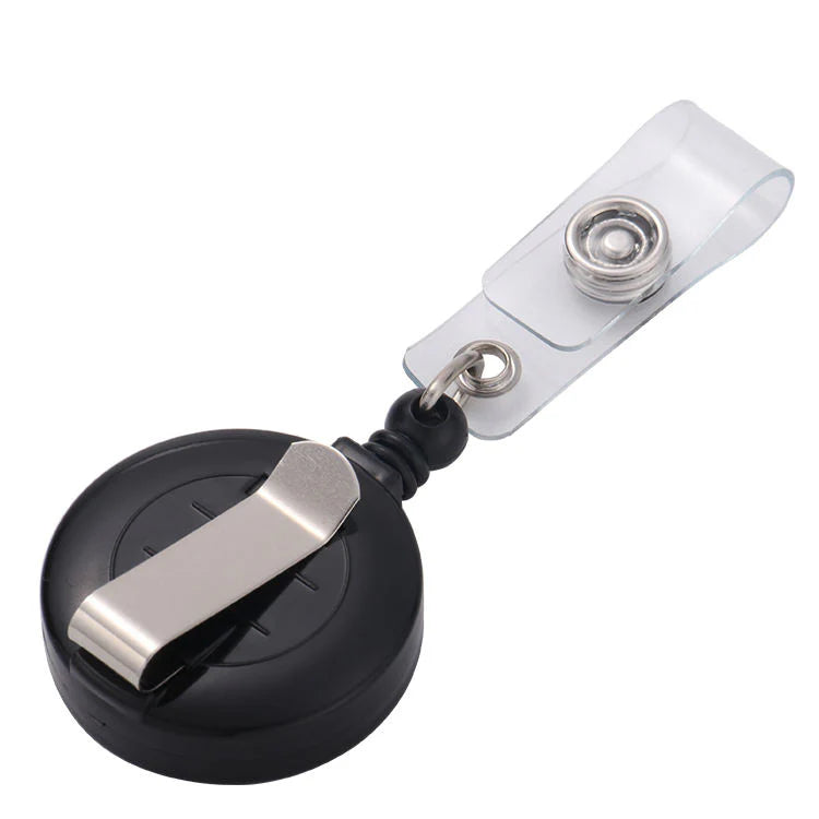 Badge Holder Reel Clip | Black