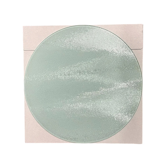 Round Chinchilla Glass Chopping Board