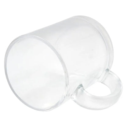 10oz Clear Glass Mug