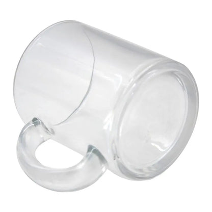 10oz Clear Glass Mug