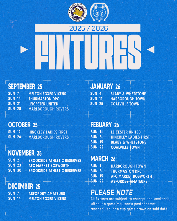 Full Fixture List Graphic