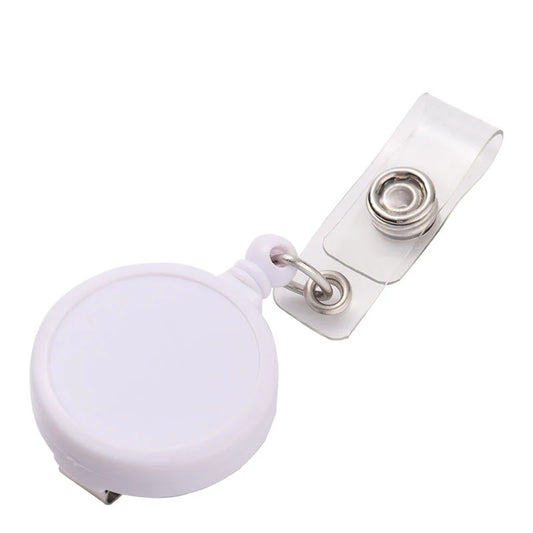 Badge Holder Reel Clip | WHITE