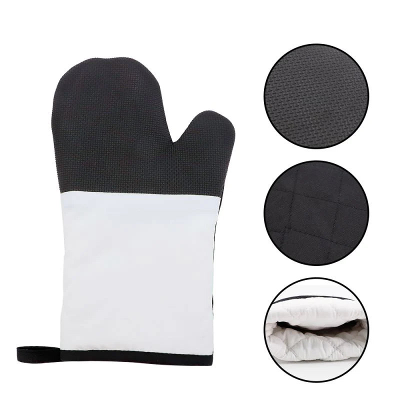 Canvas Oven Glove with Rubber Patch