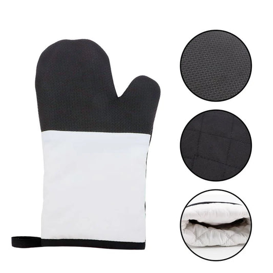 Canvas Oven Glove with Rubber Patch