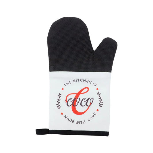 Canvas Oven Glove with Rubber Patch