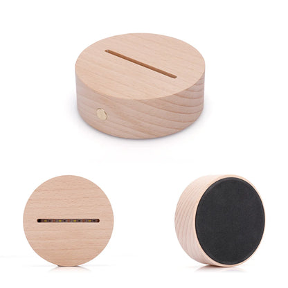 Glass Photo Panel with LED Base