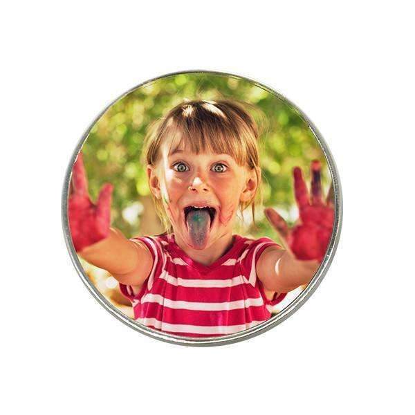 Metal Fridge Magnet – Chrome Finish