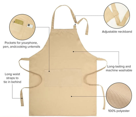 Natural Polyester Apron