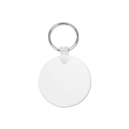 Aluminium Round Keyring – Double Sided