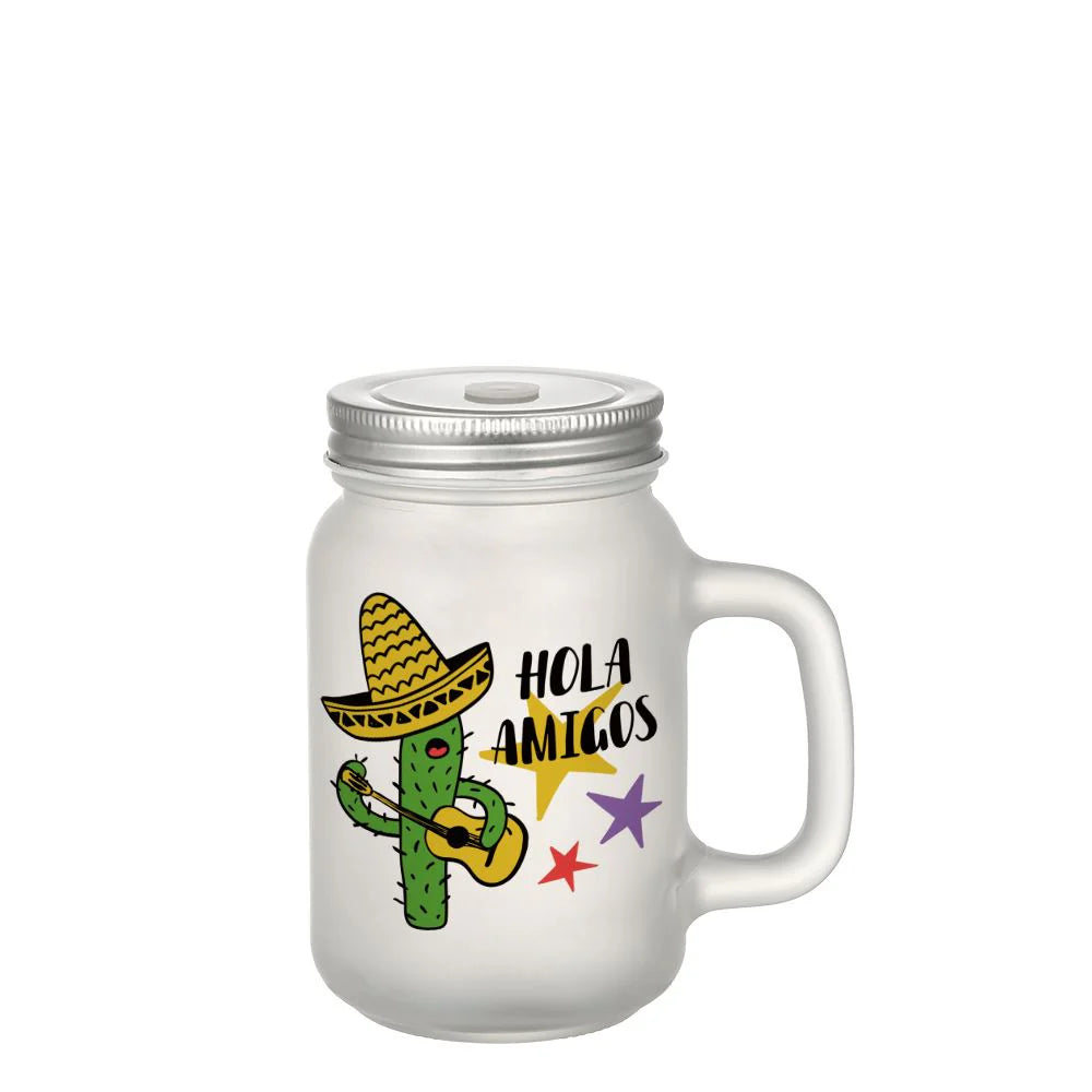 Frosted Mason Jar